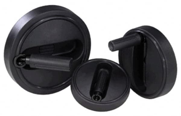 KIPP 6.3 Diam, Thermoplastic Handwheel with Handle