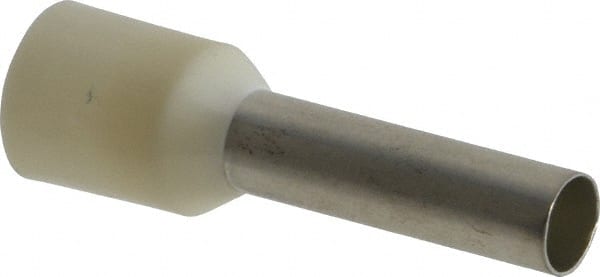 ACI 8 AWG, Partially Insulated, Crimp Electrical Wire Ferrule
