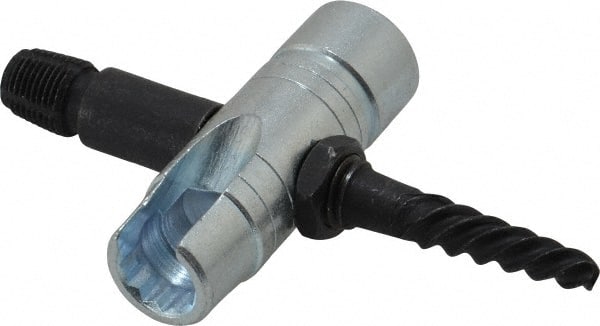 PRO-LUBE Grease Fitting Extractors, Installers & Cleaners; Type: Grease Fitting Extractor ; Straight or Angled Head: Straight & Angled ; Extractor Tap Rethreads: 1/827 ; Extractor Hex Size (Inch): 3/8; 7/16 ; Extractor Hex Size (mm): 9; 11
