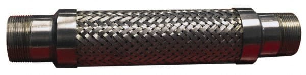 MSC 24 OAL, 11/4 ID, 465 Max psi, Flexible Metal Hose Assembly