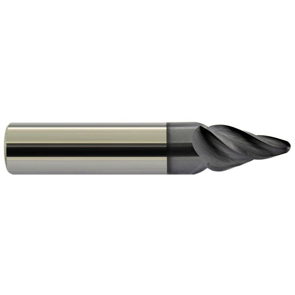 ACCUPRO Barrel Cutter End Mills; End Type: Taper Form ; Material: Solid Carbide ; Taper Angle Per Side: 15.00 ; Finish Coating: AlTiN ; Length of Cut (Decimal Inch): 0.7868 ; Shank Diameter (Inch): 1/2