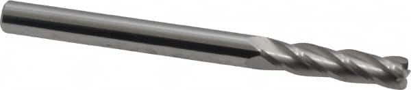 SGS 1/8 Diam 4 Flute Solid Carbide 0.02 Corner Radius End Mill