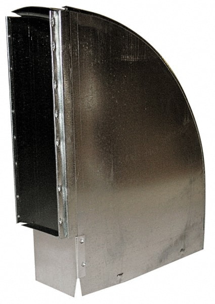 MSC Galvanized Duct Flatway 90&deg; Stack El