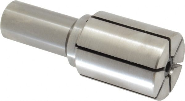 DUNHAM TOOL 1/2 to 11/4 Grip, 11/4 Face Diam, 11/2 Body Length, Ledloy, Expanding Lathe Mandrel