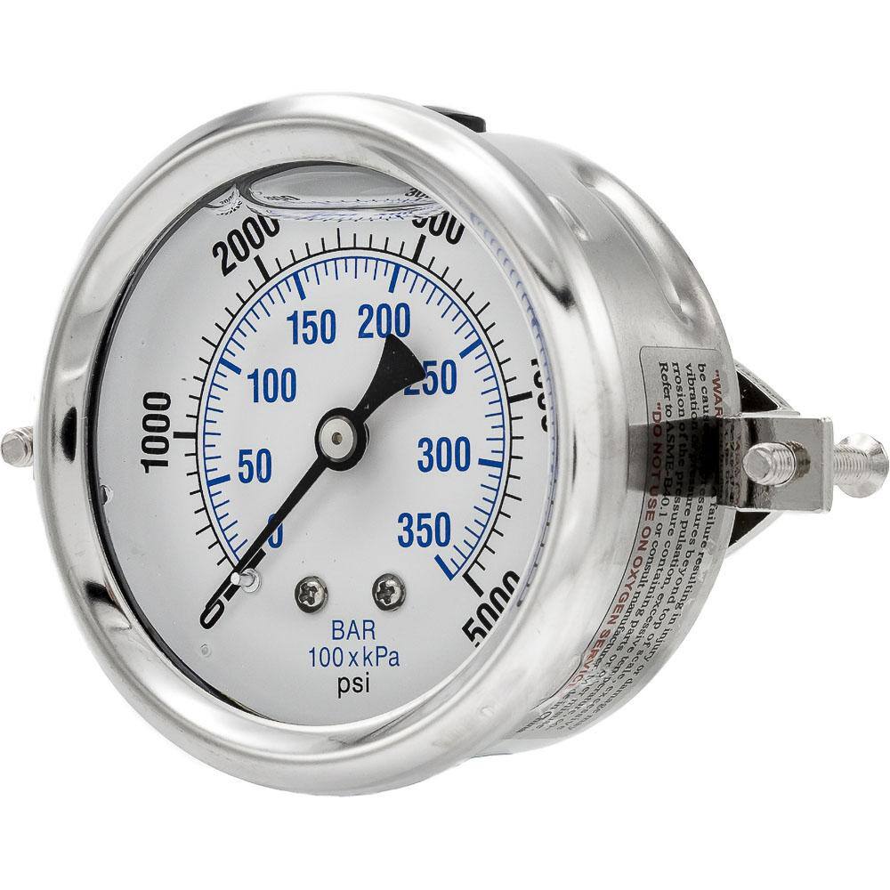 PIC GAUGES Pressure Gauges; Gauge Type: Industrial Pressure Gauges ; Scale Type: Dual ; Accuracy (%): 212% ; Dial Type: Analog ; Thread Type: 1/4 MNPT ; Bourdon Tube Material: Bronze