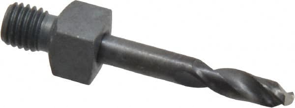 HERTEL 0.161 Drill Bit, Screw Machine, Cobalt, Threaded Shank Drill Bit