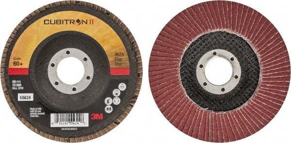3M MMM 41/2 60 Grit 7/8 Center Hole Type 29 Ceramic Flap Disc