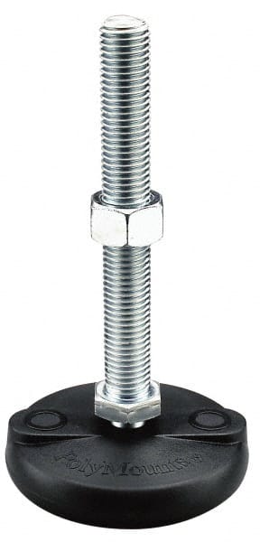 GIBRALTAR M20 Bolt Thread, Studded Pivotal Stud Mount Leveling Pad & Mount