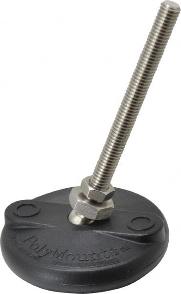 GIBRALTAR 3/816 Bolt Thread, Studded Pivotal Stud Mount Leveling Pad & Mount