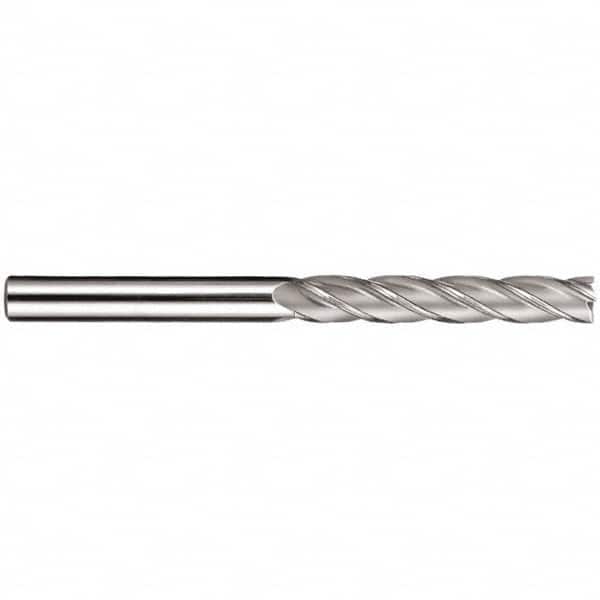SGS 1/4, 11/2 LOC, 1/4 Shank Diam, 4 OAL, 4 Flute, Solid Carbide Square End Mill