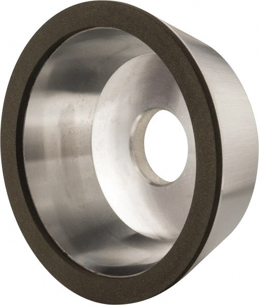 MSC 5 Diam, 11/4 Hole Size, 13/4 Overall Thickness, 150 Grit, Type 11 Tool & Cutter Grinding Wheel