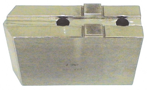 H & R MANUFACTURING 6 Chuck Capacity, Tongue & Groove Attachment, Square Soft Lathe Chuck Jaw
