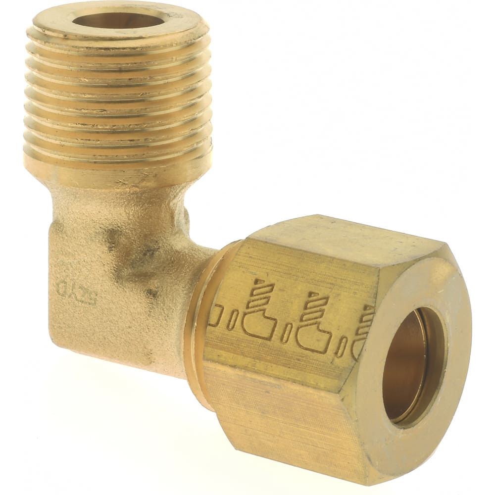 LEGRIS 10mm Tube OD x 3/8 BSPT Brass Compression Tube Male Elbow