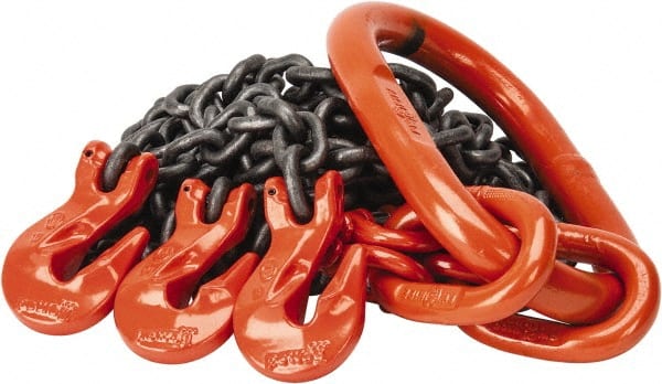 PEWAG 5 Long x 10 Wide, 7,000 Lb Basket Capacity, 7,000 Lb Vertical Capacity, Alloy Steel Web Sling