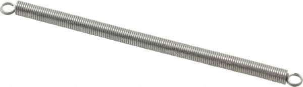 GARDNER SPRING 1/4 OD, 4.56 Lb Max Load, 4.56 Max Ext Len, 0.0317 Wire Diam Spring