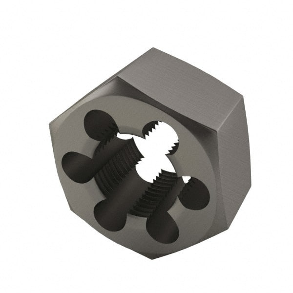 MSC INDUSTRIAL 18 UNC Thread, 113/16 Hex, Right Hand Thread, Hex Rethreading Die