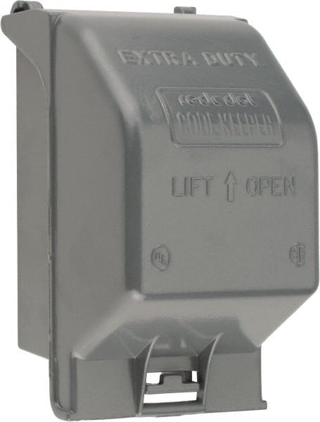 THOMAS & BETTS Aluminum Electrical Box Receptacle Cover
