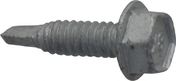 ITW BUILDEX #10, Hex Washer Head, Hex Drive, 3/4 Length Under Head, #3 Point, Self Drilling Screw