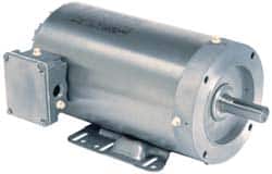US MOTORS 1 hp, TEFC Enclosure, No Thermal Protection, 1,750 RPM, 208230/460 Volt, 60 Hz, Three Phase Energy Efficient Motor
