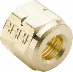 PARKER 1/8 Tube OD x 3/824 Thread Brass Compression Tube Nut