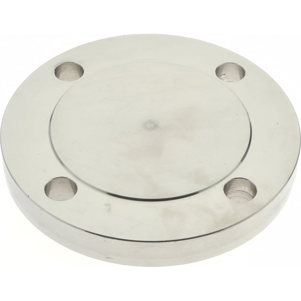 MERIT BRASS 3 Pipe, 71/2 OD, Stainless Steel, Blind Pipe Flange
