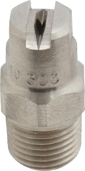 BETE FOG NOZZLE 1/8 Pipe, 90&deg; Spray Angle, Grade 303 Stainless Steel, Standard Fan Nozzle