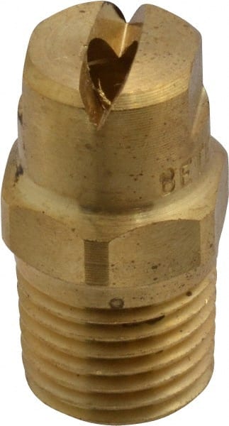 BETE FOG NOZZLE 1/4 Pipe, 90&deg; Spray Angle, Brass, Standard Fan Nozzle