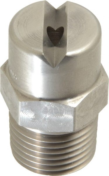 BETE FOG NOZZLE 1/2 Pipe, 65&deg; Spray Angle, Grade 303 Stainless Steel, Standard Fan Nozzle
