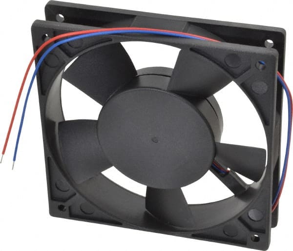 MSC INDUSTRIAL 12 Volts, DC, 88.3 CFM, Square Tube Axial Fan