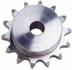 U.S. TSUBAKI 5/8 Chain Pitch, Chain Size 50, 10 Tooth Plain Bore Sprocket