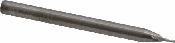 ROBBJACK 0.024, 0.036 LOC, 1/8 Shank Diam, 11/2 OAL, 2 Flute, Solid Carbide Square End Mill
