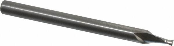 ROBBJACK 0.06, 0.09 LOC, 1/8 Shank Diam, 11/2 OAL, 2 Flute, Solid Carbide Square End Mill