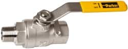 PARKER 3/4 Pipe, Full Port, Stainless Steel Standard Ball Valve