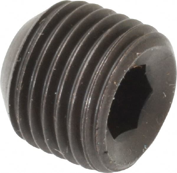 MSC INDUSTRIAL 9/1618 UNF, 1/2 OAL, Cup Point Set Screw