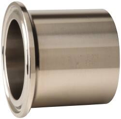 VNE 11/2 Clamp Style Sanitary Stainless Steel Pipe Tank Welding Ferrule