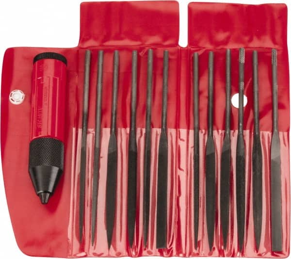 MSC INDUSTRIAL 13 Piece Swiss Pattern File Set