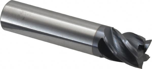 ACCUPRO 5/8, 3/4 LOC, 5/8 Shank Diam, 3 OAL, 5 Flute, Solid Carbide Square End Mill