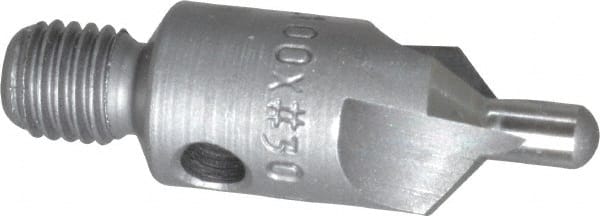 MSC 11/8 OAL, 3/8 Head Diam, 3 Flute, 100&deg; Incl Angle, Integral Pilot, Adjustable Stop Countersink