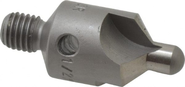MSC 21/2 OAL, 1/2 Head Diam, 3 Flute, 100&deg; Incl Angle, Integral Pilot, Adjustable Stop Countersink