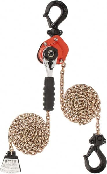 CM 1,100 Lb Capacity, 10 Lift Height, Chain MiniRatchet Lever Manual Hoist
