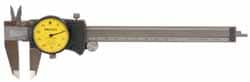 MITUTOYO 0 to 12 Range, 0.001 Graduation, 0.1 per Revolution, Dial Caliper