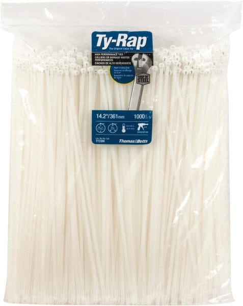 THOMAS & BETTS 14.2 Long Natural (Color) Nylon Standard Cable Tie