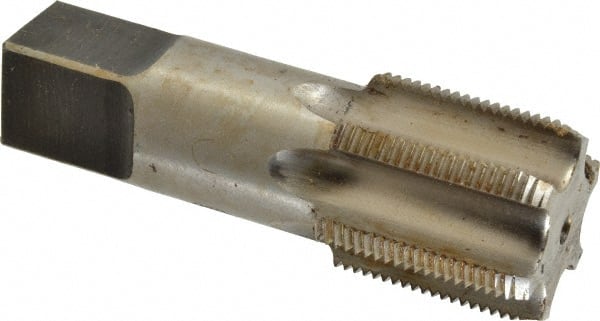 MSC INDUSTRIAL 13/8 14 UNS H4 6Flute Bright Finish High Speed Steel Straight Flute Standard Hand Tap