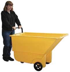 BAYHEAD PRODUCTS 275 Lb. Capacity, 0.33 Cubic Yd., Polyethylene Tilt Truck