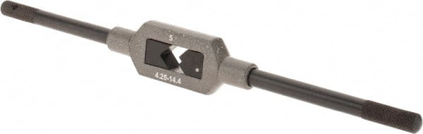 MSC INDUSTRIAL 3/16 to 5/8 Tap Capacity, Straight Handle Tap Wrench