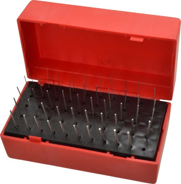 MSC INDUSTRIAL 0.0115 to 0.0605 Class ZZ Plus Plug & Pin Gage Set
