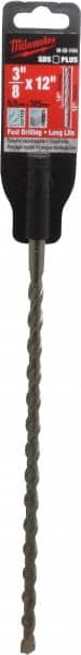 MILWAUKEE TOOL 3/8 Diam, SDSPlus Shank, CarbideTipped Rotary & Hammer Drill Bit