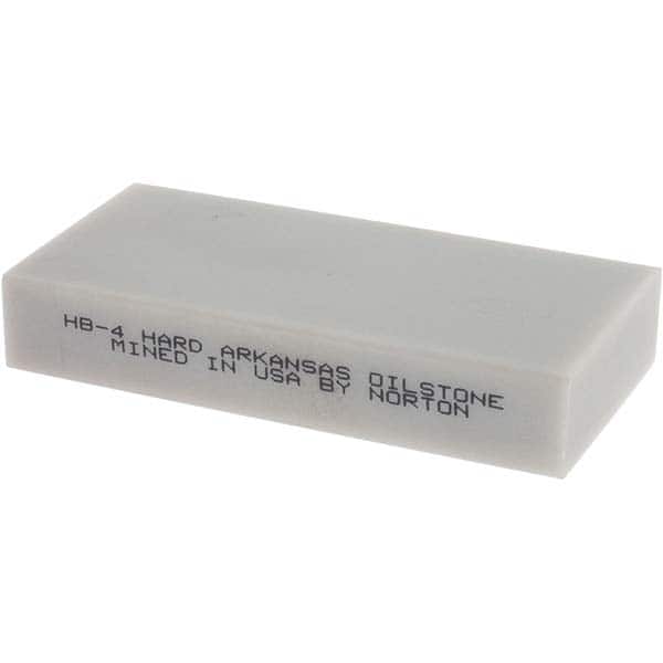 NORTON 4 Long x 2 Wide x 3/4 Thick, Novaculite Sharpening Stone