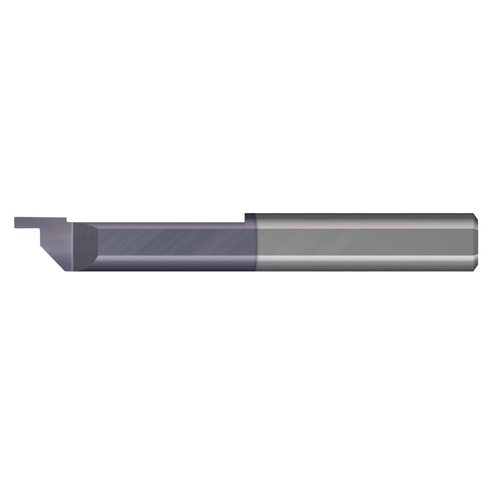 MICRO 100 Grooving Tools; Grooving Tool Type: Face ; Cutting Direction: Right Hand ; Groove Width (Decimal Inch): 0.0300 ; Shank Diameter (Inch): 1/4 ; Overall Length (Decimal Inch): 2.5000 ; Radius (Decimal Inch): 0.0030