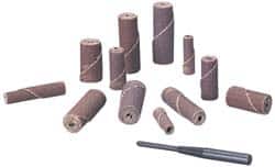 STANDARD ABRASIVES 3/4 Max Roll Diam x 11/2 OAL, 120 Grit Aluminum Oxide Straight Cartridge Roll